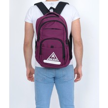 Asm Store Asm Spor Çok Kulanışlı Sırt Çantası 30L Bordo-Beyaz