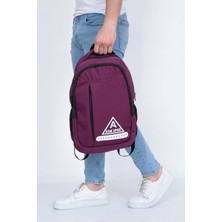 Asm Store Asm Spor Çok Kulanışlı Sırt Çantası 25L Bordo-Beyaz