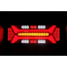 Ahmet Otomotiv Yeni Star Neon LED Stop Lambası Kayar Sinyalli Kamyon-Tır-Dorse-Karavan-Kamyonet 12X24 Volt 1ADET