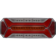 Ahmet Otomotiv Yeni Star Neon LED Stop Lambası Kayar Sinyalli Kamyon-Tır-Dorse-Karavan-Kamyonet 12X24 Volt