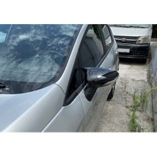 Ford Fiesta 2009-2017 Yarasa Ayna Kapağı Plastik Parlak Siyah