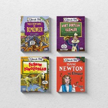 Yaşlı Dünyamız ve Depremler - Dört Dörtlük İşlemler - Şaşkın Dinozorlar - Newton ve Elması 4 Kitap