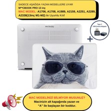 McStorey Macbook Pro Kılıf 13inç M1-M2 A1706-08 A1989 A2159 A2251 A2289 A2338 ile Uyumlu Cat01NL