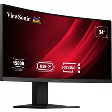 Viewsonic 34" VG3419C 120Hz 0,4MS VA HDMI/DP/USB-C UWQHD Curved Oyuncu Monitörü