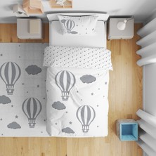 instababyrooms Çocuk Odası Çift Taraflı Dijital Baskılı Çarşafsız Nevresim Takımı Model 00015