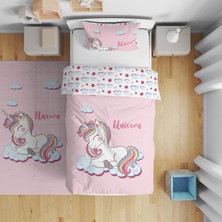 instababyrooms Çocuk Odası Çift Taraflı Dijital Baskılı Çarşafsız Nevresim Takımı Model 00074