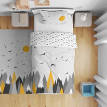 instababyrooms Çocuk Odası Çift Taraflı Dijital Baskılı Çarşafsız Nevresim Takımı Model 01366