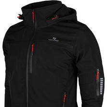 Northjack Alaska Softshell Mont Erkek Günlük Mont NJ1001-001 Siyah