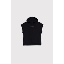 Babokah (Kids Boy) Kapüşonlu Loose Fit Kolsuz Sweatshirt