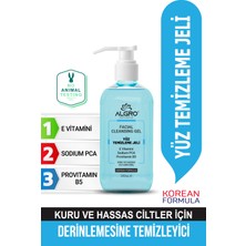 Algro Yüz Temizleme Jeli Kuru Hassas Ciltler Için Derinlemesine Temizleyici E Vitamini Sodiumpca Panthenol