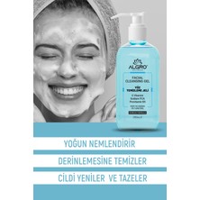 Algro Yüz Temizleme Jeli Kuru Hassas Ciltler Için Derinlemesine Temizleyici E Vitamini Sodiumpca Panthenol