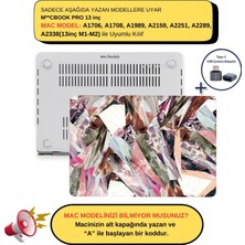 McStorey Macbook Pro Kılıf 13inç M1-M2 A1706 A1708 A1989 A2159 A2251 A2289 A2338 ile Uyumlu Mermer06NL