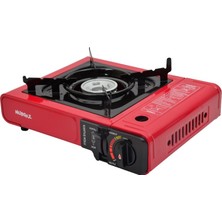 Nurgaz Portatif Ocak Kırmızı + 1 Kartuş NG-501-K
