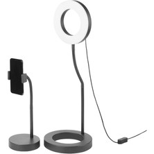 IKEA Telefon Tutuculu LED Işık Lånespelare Siyah-Beyaz, 60X20 cm Ofis-Çalışma-Oyun Masası Aydınlatma