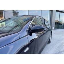 EGD Opel Insignia 2017-2021 Yarasa Ayna Kapağı Plastik Parlak Siyah
