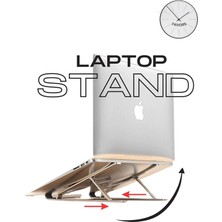 Favors Alüminyum Alaşım Ayarlı Laptop Macbook Notebook Standı Katlanabilir Laptop Yükseltici Tutucu