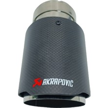 BoostZone Akrapovic Karbon Egzoz Ucu Rpl Kesik Uc 64X90MM