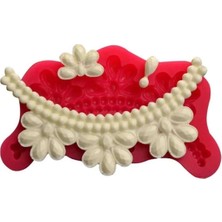 Gurmender Silikon Kalıp - Kolye Bordür - 2 (12,5*6,5cm