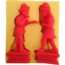 Depposite Hacıvat Karagöz Silikon Kalıp 8x4 cm