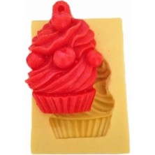 Gurmender Cupcake Şekilli Silikon Kalıp 9x6 cm