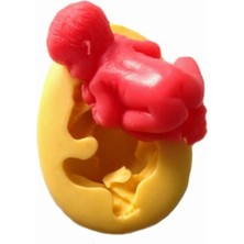 Depposite Silikon Yüzüstü Uyuyan Bebek Kalıbı 2x6 cm