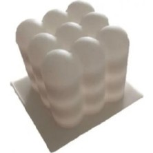 Gurmender Silikon Bubble Kalıbı Tekli 6X6X6 cm