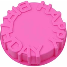 Gurmender Happy Bırthday Yazılı Kek Pasta Kalıbı 20.5 cm x 4.5 cm
