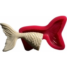 Gurmender Silikon Balık Kuyruğu Kalıbı 7,5 x 5 cm