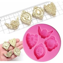 Gurmender Silikon 4'lü Madalyon Kalıbı