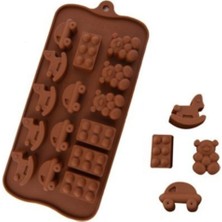 Gurmender Silikon Çikolata Kalıbı Oyuncaklar