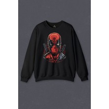So Cool  Sweatshirt Deadpool Marvel Spiderman Hulk Iron Man Film Movie Baskılı Sweat