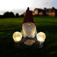 Hermoso Gnome Heykelleri Bahçe Süslemeleri Gnome Güneş Işığı Heykeli (Yurt Dışından)