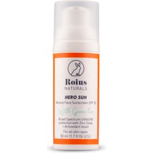 Roius Naturals Hero Sun Mineral Filtreli Non-Nano Güneş Koruyucu SPF50