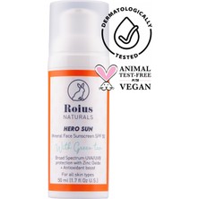 Roius Naturals Hero Sun Mineral Filtreli Non-Nano Güneş Koruyucu SPF50