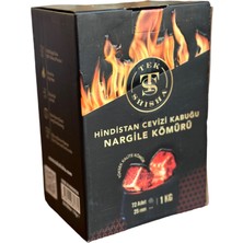 Tek Shisha 1 kg Hindistan Cevizi Kömürü