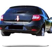 ZNZ Oto Aksesuar Dacia Sandero Krom Bagaj Alt Çıtası P.çelik 2006-2012 Arası