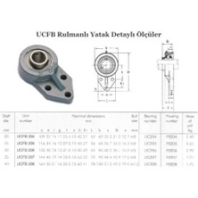 UCFB 205 FSB KOMPLE YATAKLI RULMAN