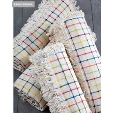 Miss Linda Home Collection Pamuklu Buldan Işi  Çekyat Örtüsü 180*220 cm