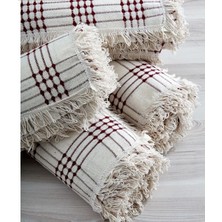 Miss Linda Home Collection Pamuklu Buldan Işi  Çekyat Örtüsü (180*300 Cm)