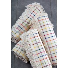 Miss Linda Home Collection Pamuklu Buldan Işi Koltuk Örtüsü 180X180 cm