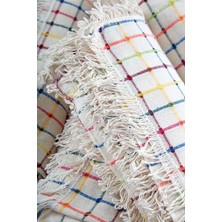 Miss Linda Home Collection Pamuklu Buldan Işi Koltuk Örtüsü 180X180 cm