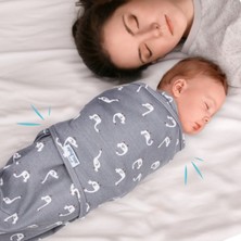 0 -3 Ay Desenli Yeni Sezon Kundak %100 Pamuk - Yeni