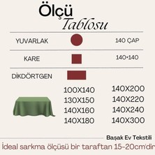 Başak Ev Tekstili Elyaflı Pvc Muşamba - Desenli Silinebilir Masa Örtüsü