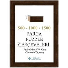 As Ticaret Puzzle Çerçevesi 30 mm 48X68 cm (1000'LUK) Kahverengi