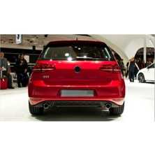 Vw golf 7 gti arka tampon difüzörü pianoblack 2013+