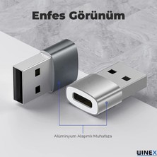 Global Usba To Type-C 3.1 Otg Çevirici Dönüştürücü Adaptör WNE0687