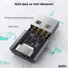 Global Usba To Type-C 3.1 Otg Çevirici Dönüştürücü Adaptör WNE0687