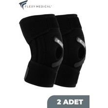 Flexy Medical Silikon Patella ve Ligament Destekli Dizlik - 2 Adet