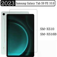 TEKNETSTORE Samsung Galaxy Tab S9 Fe 10.9 Inç Tablet Kılıfı Silikon Ekran Koruyucu Dokunmatik Kalem Seti