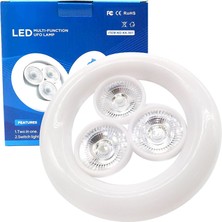 Powermaster KK-901 E27 Duy 36 Watt Beyaz 3lü Ufo LED Lamba